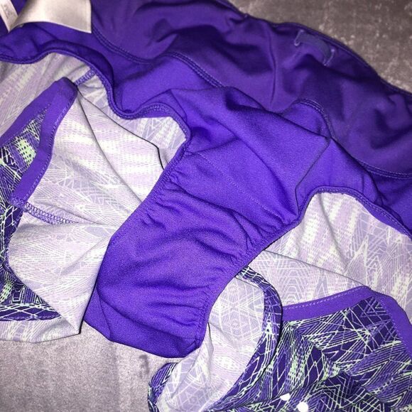 Reebok w/ built in briefs Purple Athletic Shorts S - Picture 4 of 7